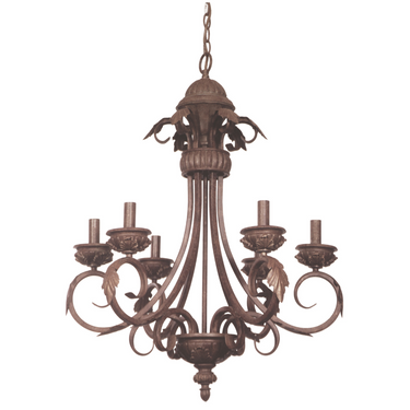 Metal and Resin Chandelier
